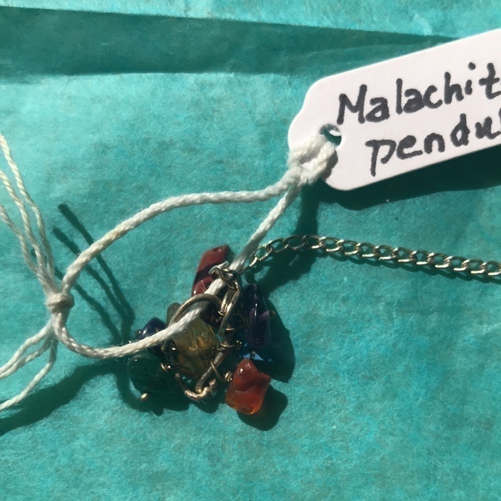 𝅺🍒Malachite Pendulum🍒 - Picture 3 of 4